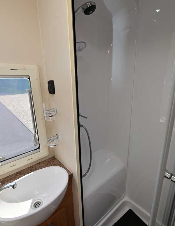 Elddis Crusader Shower