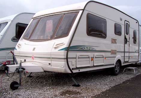 Good used touring caravan